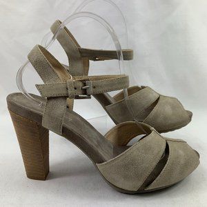Janet Sport Women's Damascus Suede Heel Sandals